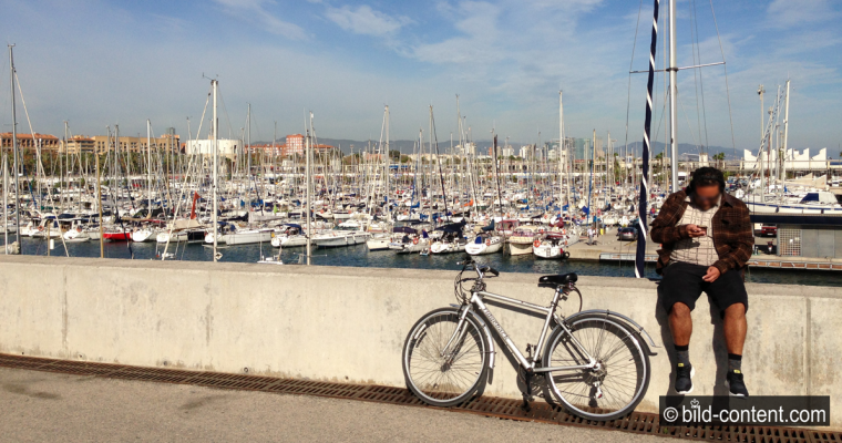 Mit dem Fahrrad durch Barcelona