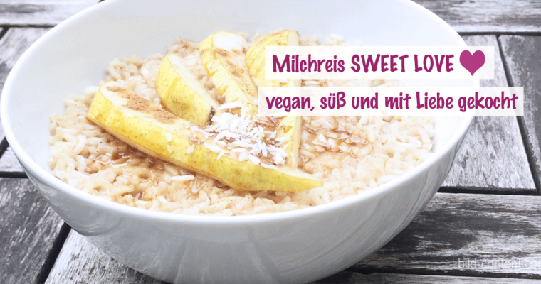 Vegan und süß: Hafermilchreis mit Birne und Zimt