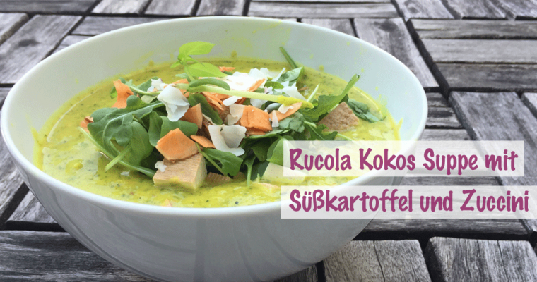 Vegane Rucola Kokos Suppe