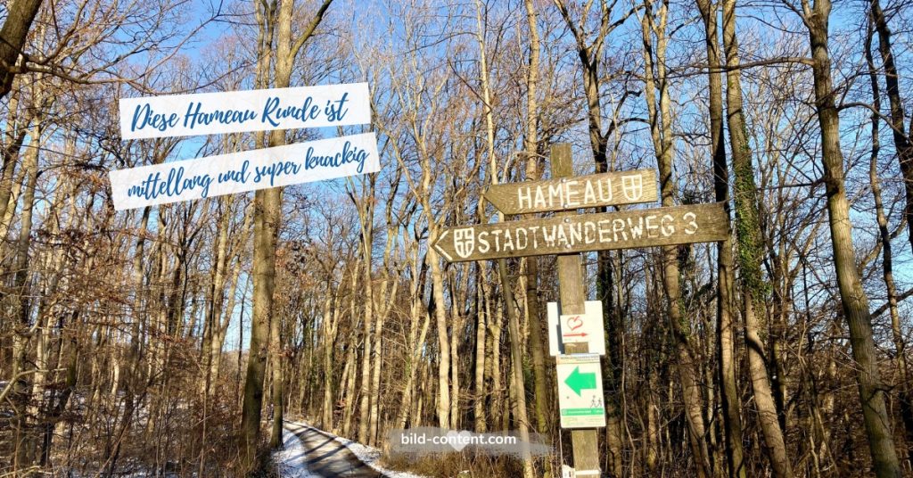 Stadtwanderweg zum Hameau in Wien Neuwaldegg