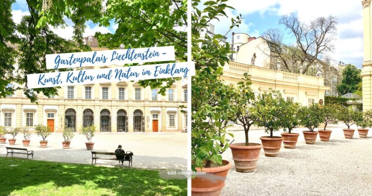 Spaziergang im Park des Gartenpalais Liechtenstein