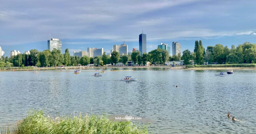 Gratis schwimmen an der Alten Donau